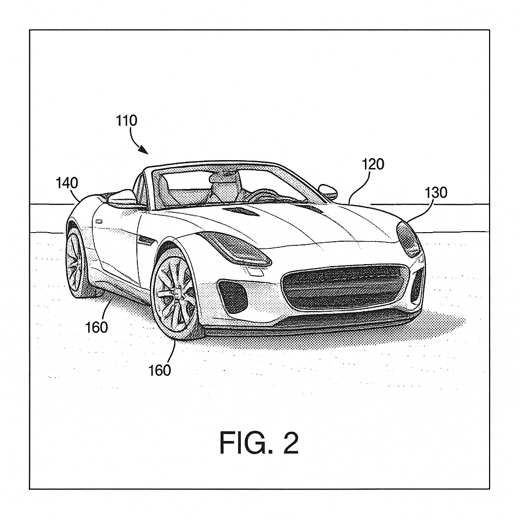 2020 Jaguar F-Type Convertible Sketch